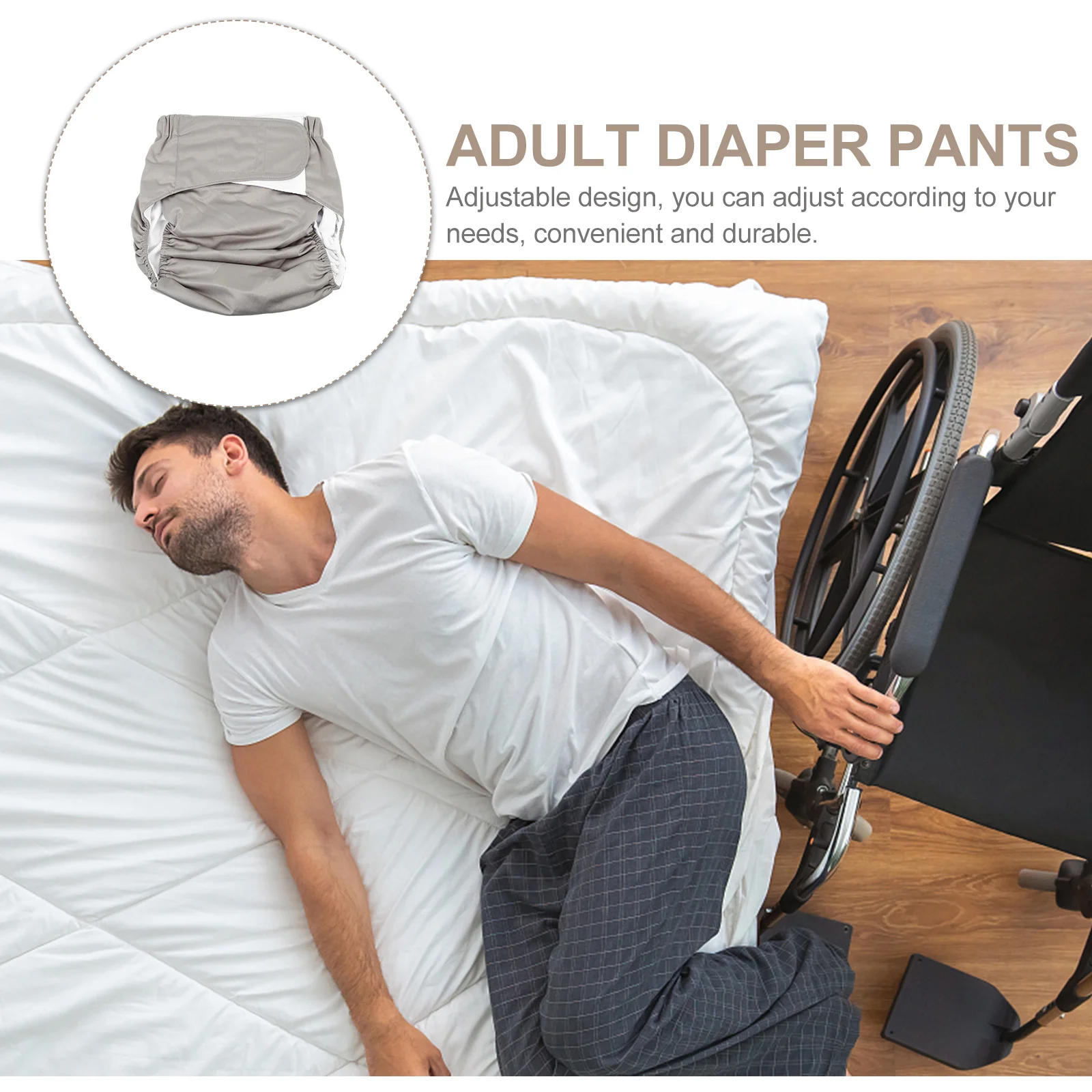 Adjustable Washable Adult Diaper Leakproof Incontinence Underwear for Elderly Men Women Patient Underpants Breathable
Adjustable Washable Adult Diaper Leakproof Incontinence Underwear for Elderly Men Women Patient Underpants Breathable