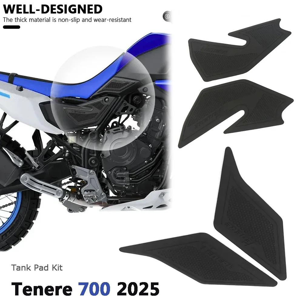 For YAMAHA Tenere 700 Rally T700 2025 Anti-Slip Tank Pad Sticker Motorcycle Knee Grip Traction Side Pads Tank Protector Decal
For YAMAHA Tenere 700 Rally T700 2025 Anti-Slip Tank Pad Sticker Motorcycle Knee Grip Traction Side Pads Tank Protector Decal