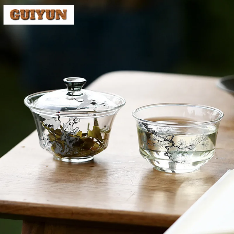 Pine Crane Heat-resistant Glass Tea Set Complete Set Boutique Tea Ceremony Set Teapot And Tea Cup Set Chinese Tea Set Ornaments
Pine Crane Heat-resistant Glass Tea Set Complete Set Boutique Tea Ceremony Set Teapot And Tea Cup Set Chinese Tea Set Ornaments