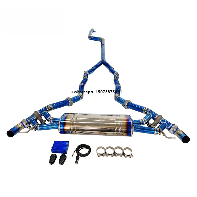 High Quality Titanium Valvetronic Exhaust System Catback Muffler for 2019+ X5 X6 Valved Sport Exhaust System G05 G06 X5 X6
High Quality Titanium Valvetronic Exhaust System Catback Muffler for 2019+ X5 X6 Valved Sport Exhaust System G05 G06 X5 X6