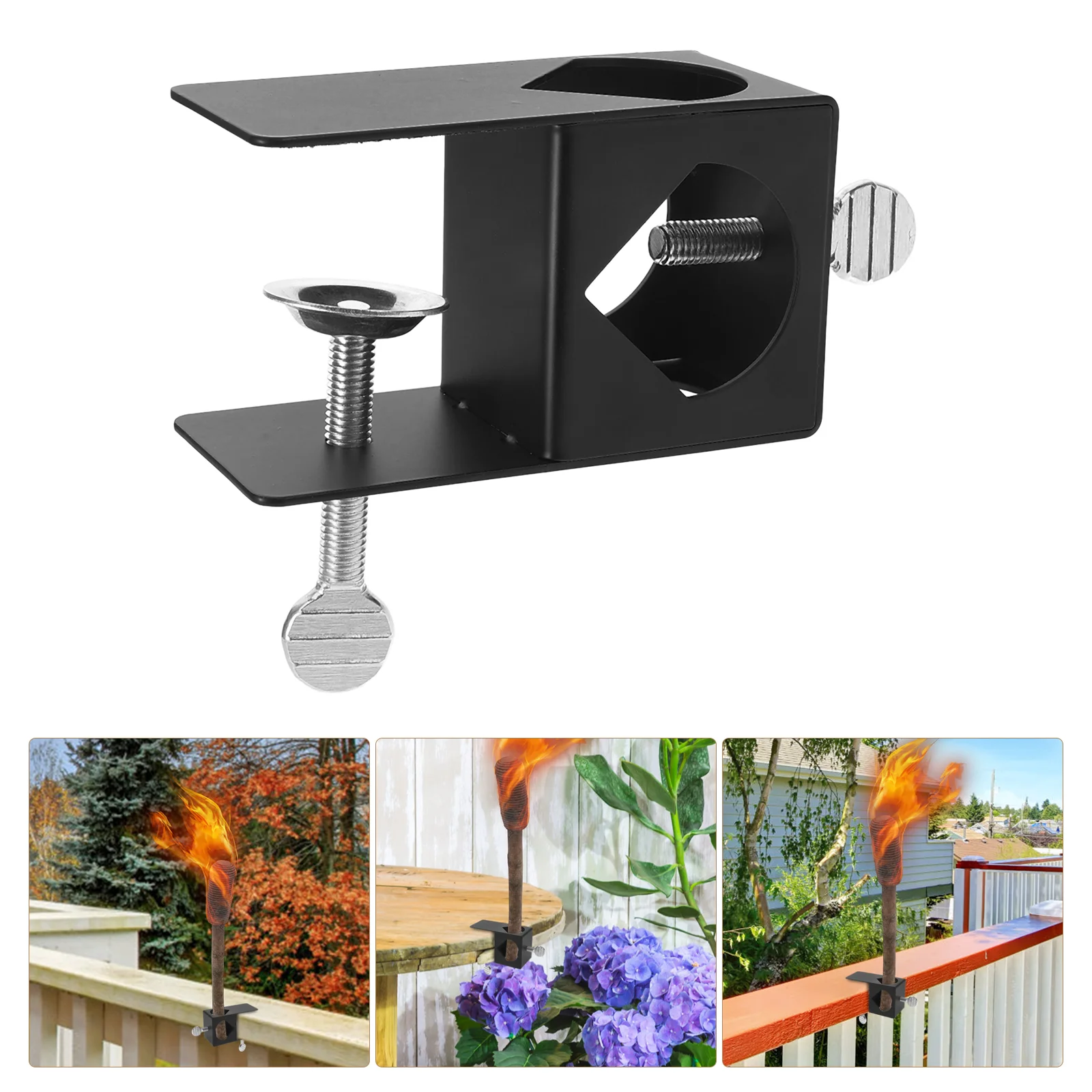 Torch Base Adjustable Holder Clamp Fastening Clip Pole Metal Railing Deck Mount Bracket Porch Baby
Torch Base Adjustable Holder Clamp Fastening Clip Pole Metal Railing Deck Mount Bracket Porch Baby