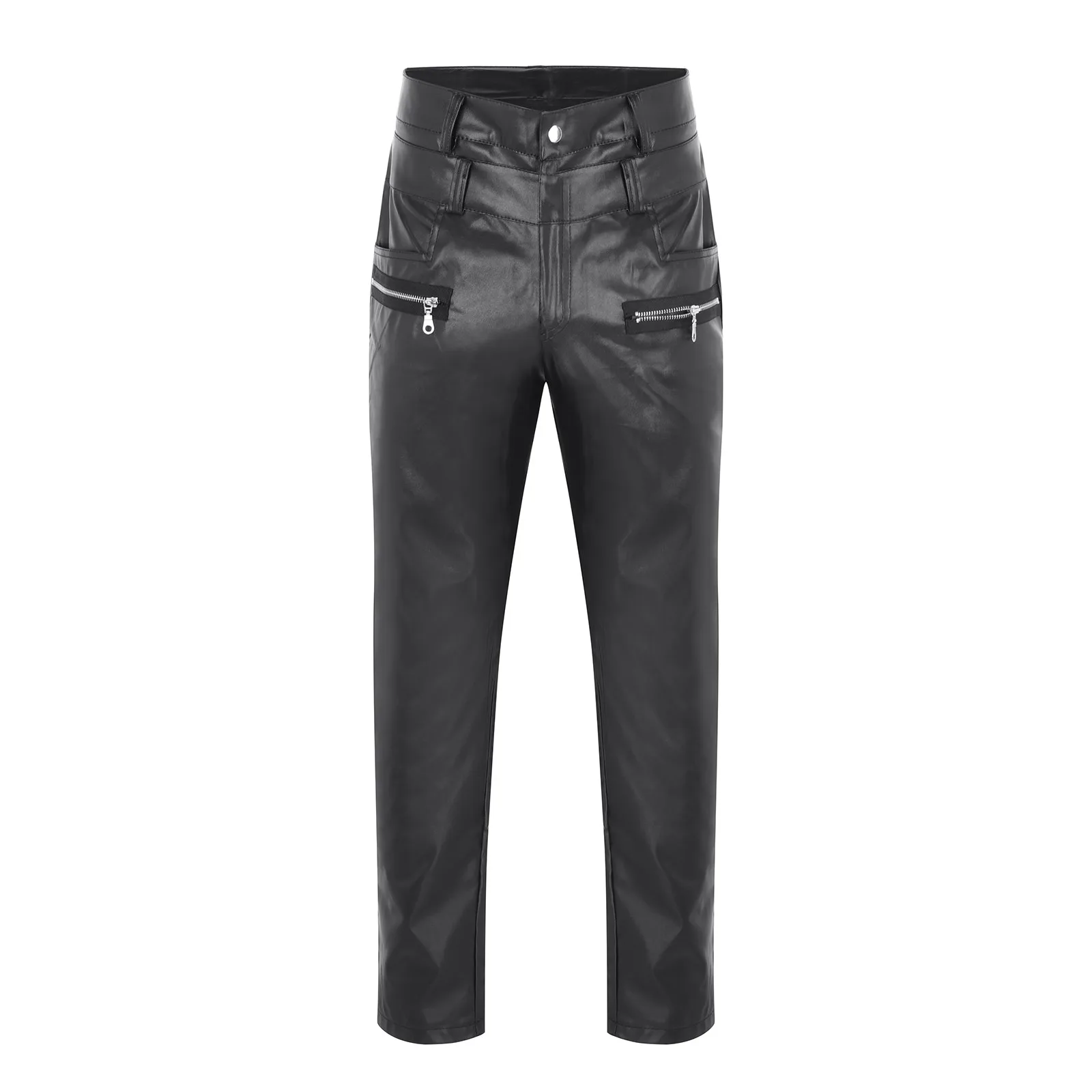 Long Retro Goth Slim Men's Pants Trousers Winter Autumn Punk Casual Men's Pants PU Men Light Pants
Long Retro Goth Slim Men's Pants Trousers Winter Autumn Punk Casual Men's Pants PU Men Light Pants