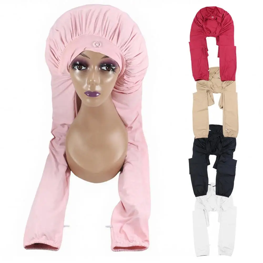 Women Sleeping Hat Dual-Purpose Long Braids Protective Silk Cap Breathable Silk Hair Cover Adjustable Pantyhose Sleep Cap
Women Sleeping Hat Dual-Purpose Long Braids Protective Silk Cap Breathable Silk Hair Cover Adjustable Pantyhose Sleep Cap