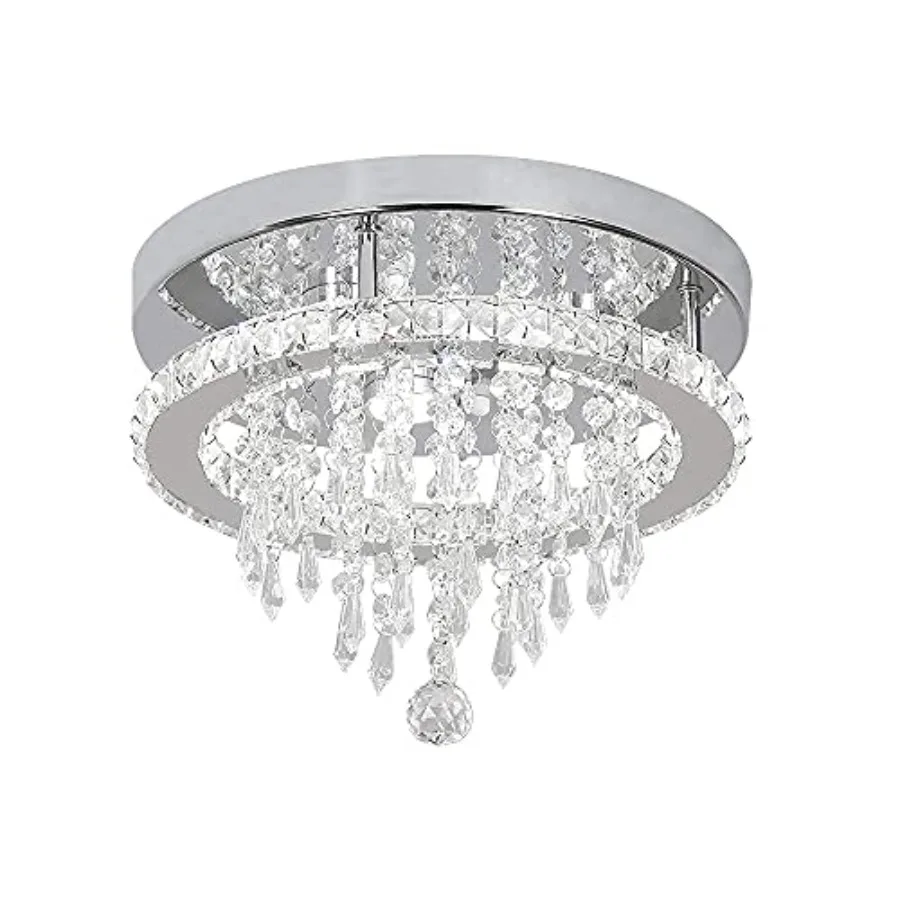 Modern K9 Crystal Chandelier 3 LED s Stainless Steel Pendant Lamp Flush Mount Fixtures for Dining Room Bathroom Bedroom Living
Modern K9 Crystal Chandelier 3 LED s Stainless Steel Pendant Lamp Flush Mount Fixtures for Dining Room Bathroom Bedroom Living