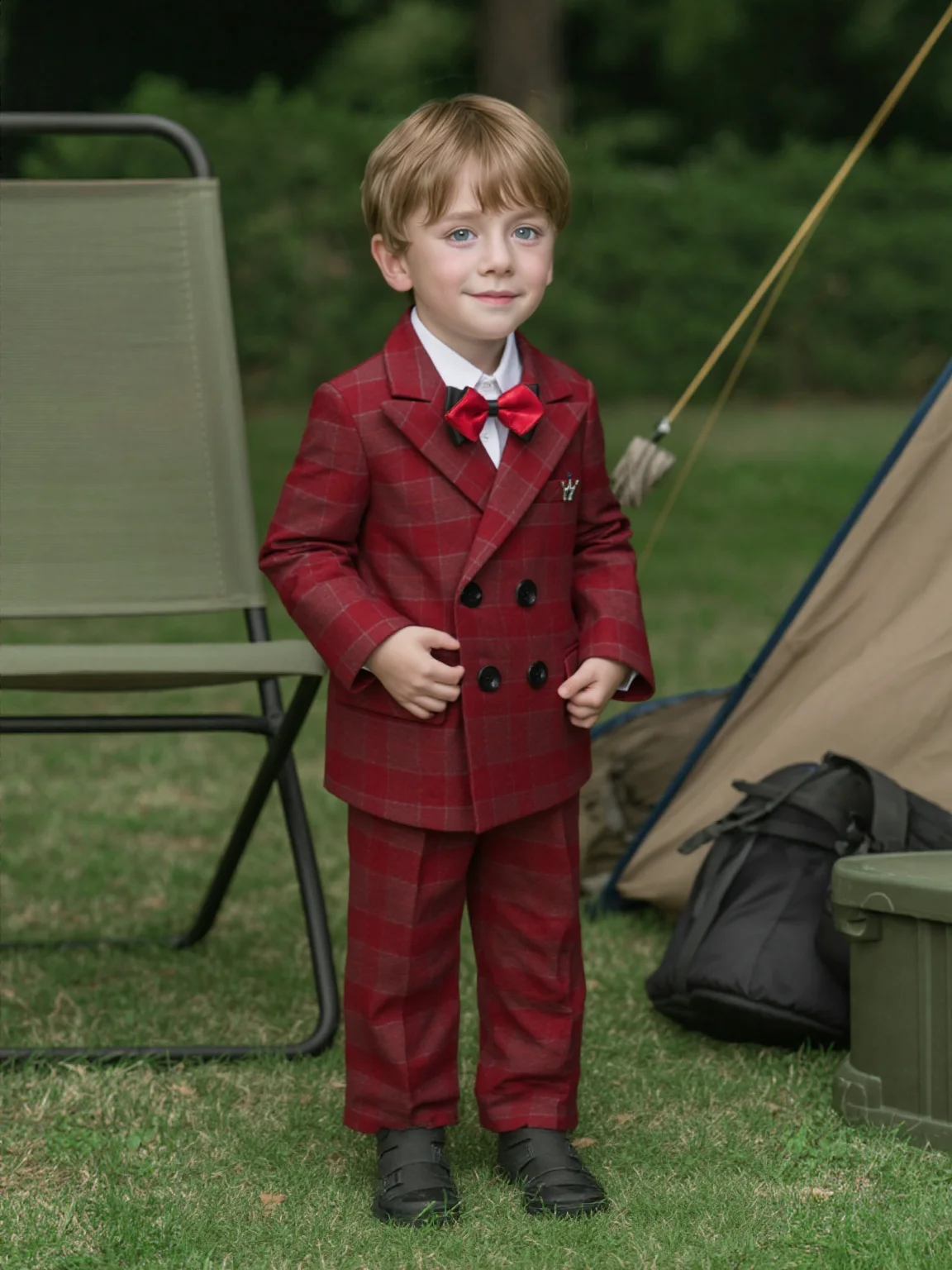 Комплект красного клетчатого костюма для мальчиков джентльмена, детский формальный наряд для свадьбы, дня рождения, детский костюм для выступлений на фортепиано
Комплект красного клетчатого костюма для мальчиков джентльмена, детский формальный наряд для свадьбы, дня рождения, детский костюм для выступлений на фортепиано