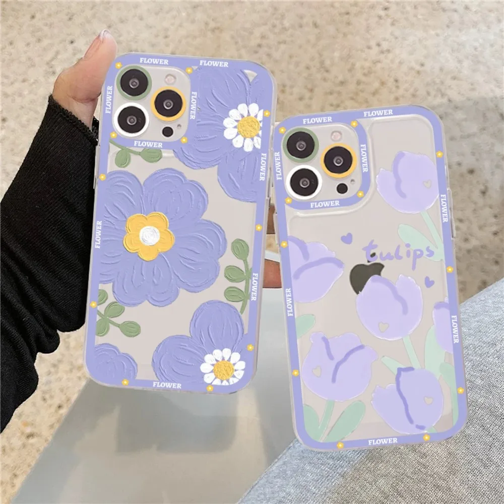 Korean Style Sweet Painting Purple Flower Phone Case For Redmi 7 8 9 A For Redmi Note 5 7 8 9 10 11 Pro Max 4G 5G Funfas
Korean Style Sweet Painting Purple Flower Phone Case For Redmi 7 8 9 A For Redmi Note 5 7 8 9 10 11 Pro Max 4G 5G Funfas