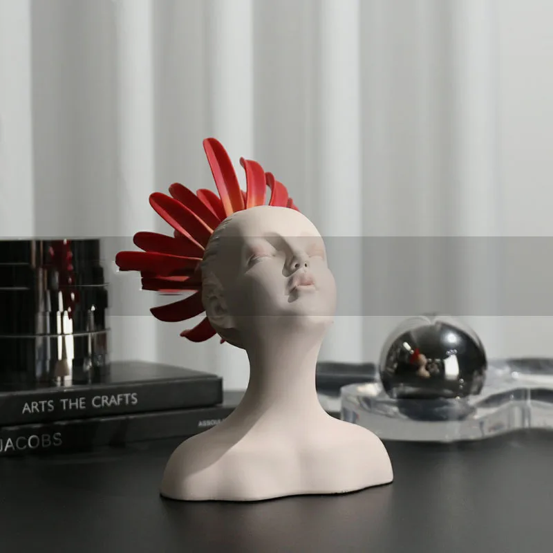 Modern Color Sun Flower Fairy Character Sculpture Decoration Office Hotel Decoration Living Room Porch Desktop Decoration Statue
Modern Color Sun Flower Fairy Character Sculpture Decoration Office Hotel Decoration Living Room Porch Desktop Decoration Statue