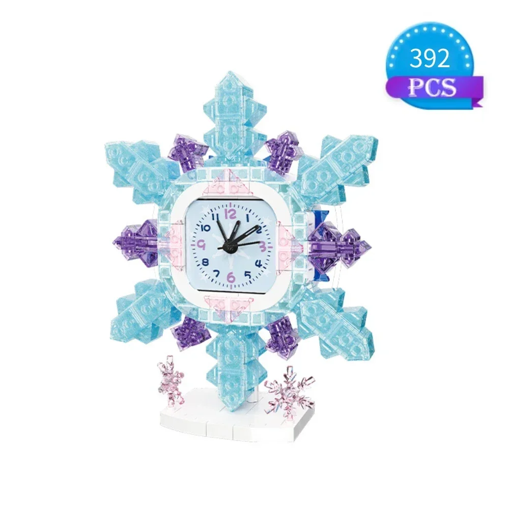 Winter Christmas Atmosphere Snowflake Gift Box Clock Desktop Atmosphere Decoration Building Blocks Bricks Boy Girl Gift,392PCS
Winter Christmas Atmosphere Snowflake Gift Box Clock Desktop Atmosphere Decoration Building Blocks Bricks Boy Girl Gift,392PCS