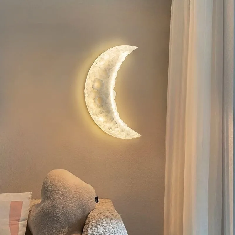 Creative Moon Shaped Wall Lamp Ambient Lighting Modern Minimalist Bedroom Bedside Hallway Entryway Home Decor Lighting
Creative Moon Shaped Wall Lamp Ambient Lighting Modern Minimalist Bedroom Bedside Hallway Entryway Home Decor Lighting