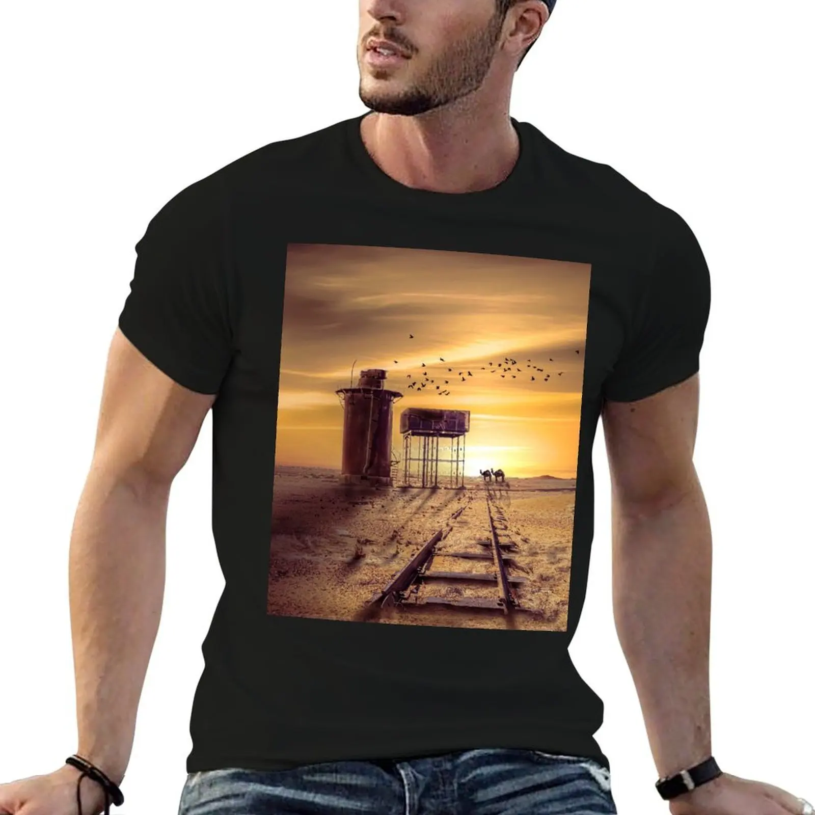 Ghan and Camels Graphic T-Shirt t shirt men 100% cotton luxury brand man t shirt designer T-Shirt
Ghan and Camels Graphic T-Shirt t shirt men 100% cotton luxury brand man t shirt designer T-Shirt