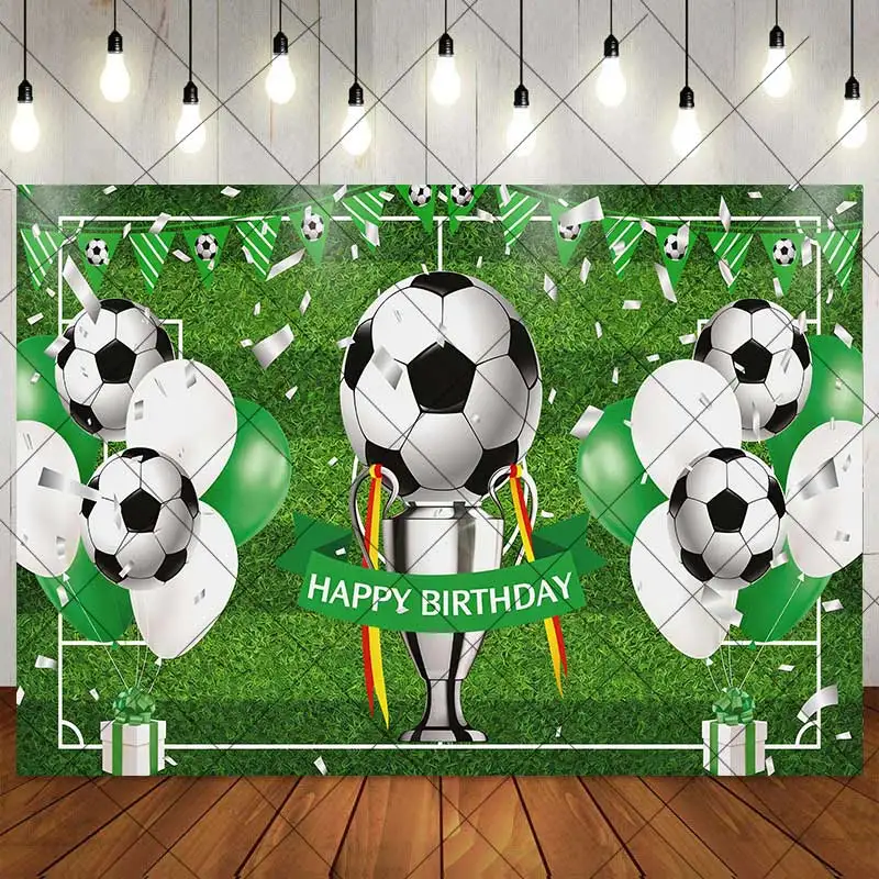 Cartoon Football background cloth for boys' birthday party supplies, event decorations,Baby Shower,Soccer Backdrop
Cartoon Football background cloth for boys' birthday party supplies, event decorations,Baby Shower,Soccer Backdrop