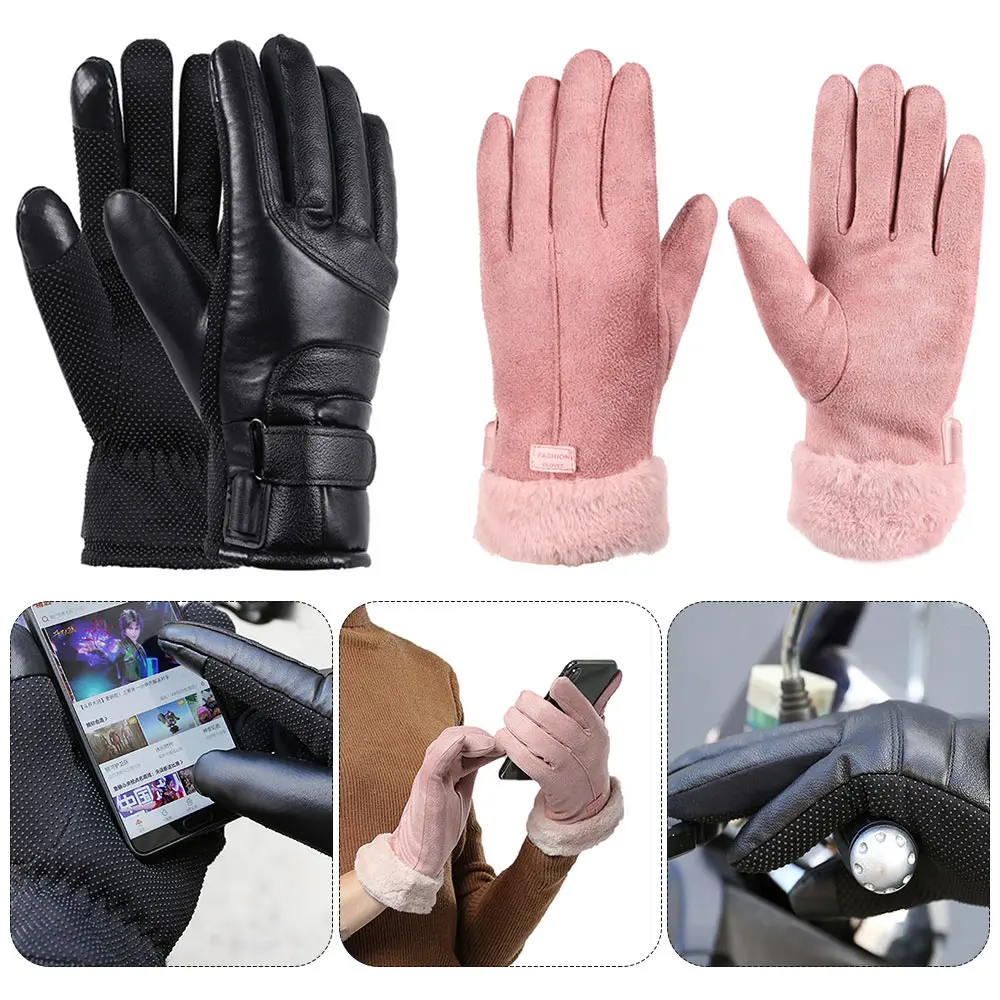 USB Warm Hand Heating Gloves Touch Screen USB Electric Heating Gloves Windproof Constant Temperature for Skiing Riding Hiking
USB Warm Hand Heating Gloves Touch Screen USB Electric Heating Gloves Windproof Constant Temperature for Skiing Riding Hiking 