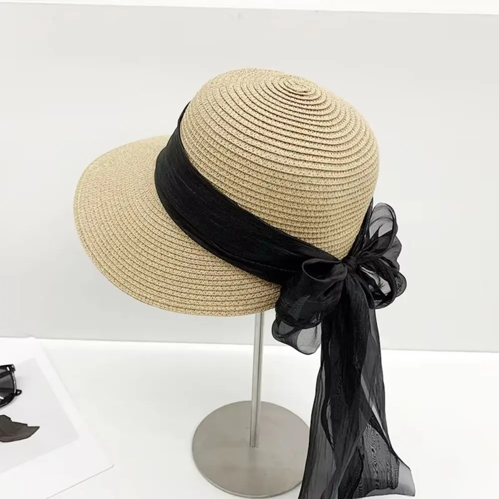 French Style Foldable Straw Weaving Beach Hat Wide Brim Elegant Big Brimmed Woven Cap Lightweight Long Brim Straw Sun Hat Summer
French Style Foldable Straw Weaving Beach Hat Wide Brim Elegant Big Brimmed Woven Cap Lightweight Long Brim Straw Sun Hat Summer