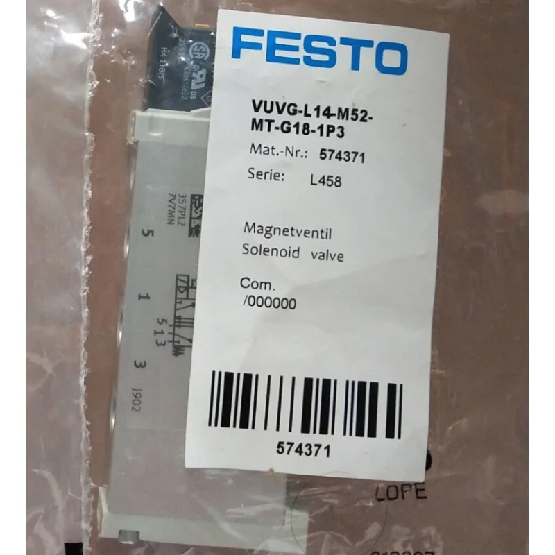 New and Original VUVG-L14-M52-MT-G18-1P3 574371 Stock in Warehouse PLC Programming Controller
New and Original VUVG-L14-M52-MT-G18-1P3 574371 Stock in Warehouse PLC Programming Controller