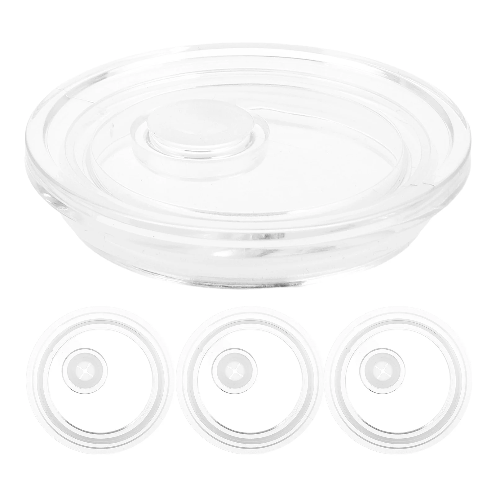 4pcs Straw Cup Lids Silicone Sealing Ring Glass Cups Spill Proof Leak Resistant Milk Tea Covers Wide Mouth Jar Compatible 
4pcs Straw Cup Lids Silicone Sealing Ring Glass Cups Spill Proof Leak Resistant Milk Tea Covers Wide Mouth Jar Compatible