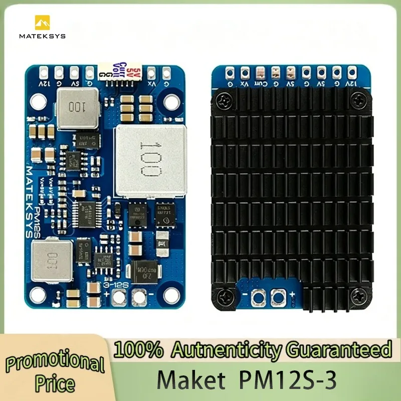 Matek PM12S-3 Power Module 9-55V Step-Down Regulator for RC Airplane Helicopter FPV Racing Drone RC Parts
Matek PM12S-3 Power Module 9-55V Step-Down Regulator for RC Airplane Helicopter FPV Racing Drone RC Parts