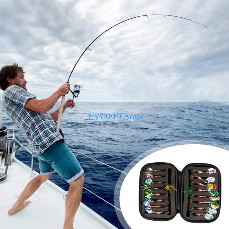 G6DE 16pcs Spinner Baits Hard Metal Fishing Lure with Portable Carry Bag for Pike Fishing Lure Trout Lures Fishing Spoon
G6DE 16pcs Spinner Baits Hard Metal Fishing Lure with Portable Carry Bag for Pike Fishing Lure Trout Lures Fishing Spoon