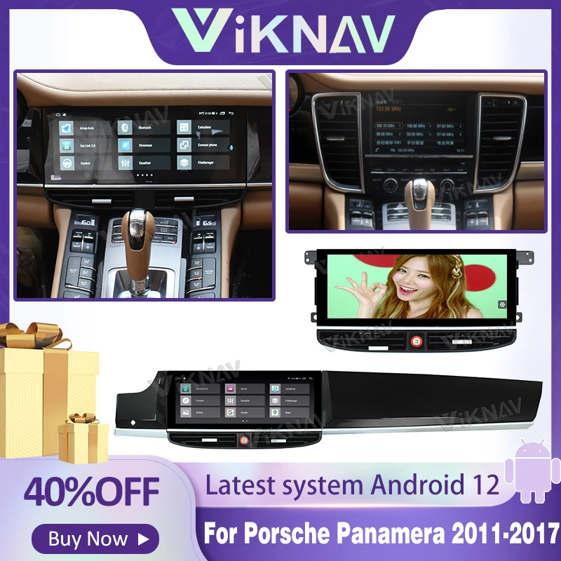 Viknav Car Radio For Porsche Panamera(2011-2017)12.3inch Android Auto HD LCD Touch Screen Multimedia player Auto Stereo
Viknav Car Radio For Porsche Panamera(2011-2017)12.3inch Android Auto HD LCD Touch Screen Multimedia player Auto Stereo