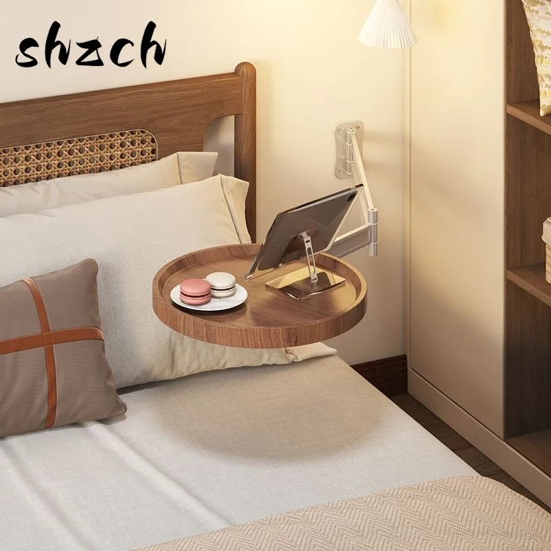 Mesa plegable giratoria montada en la pared, soporte de almacenamiento para cabecera de cama, placa flotante multiusos, mesas au
Mesa plegable giratoria montada en la pared, soporte de almacenamiento para cabecera de cama, placa flotante multiusos, mesas au