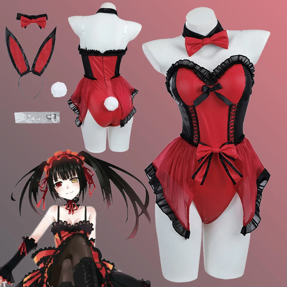 Bunny Girl Tokisaki Kurumi Cosplay Role Play Anime Date A Live Costume Women Adult Roleplay Fantasy Fancy Dress Up Party Clothes
Bunny Girl Tokisaki Kurumi Cosplay Role Play Anime Date A Live Costume Women Adult Roleplay Fantasy Fancy Dress Up Party Clothes