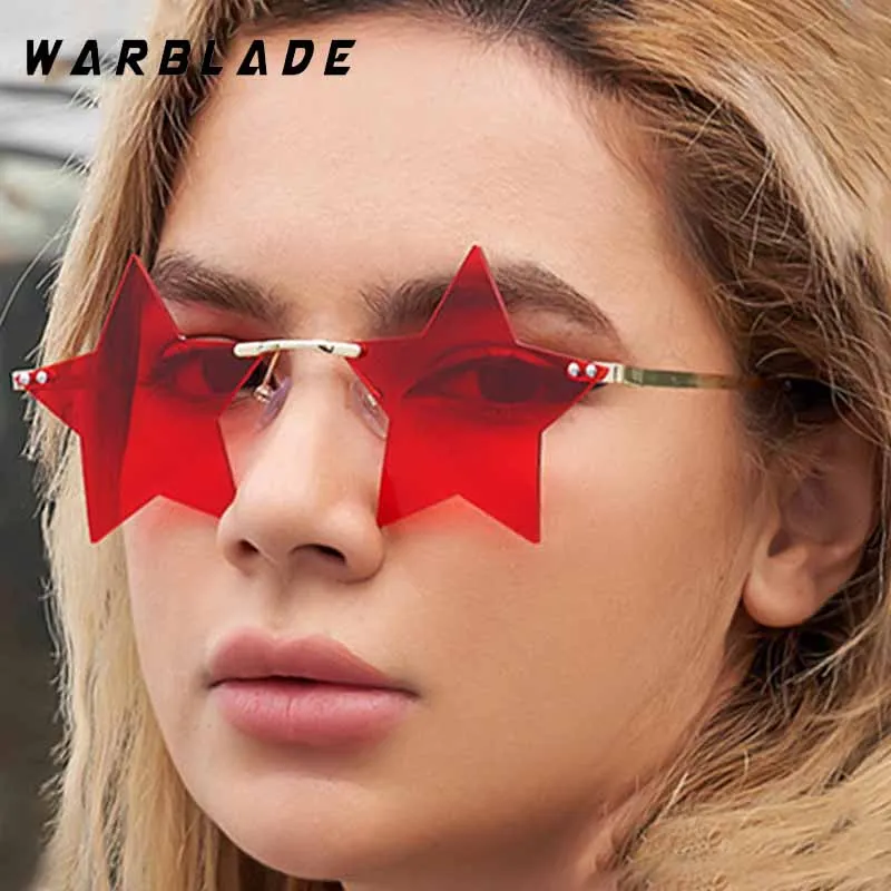 Punk Fashion Star Shaped Rimless Women's Sunglasse Luxury Brand Design Men Sunglass Trendy Party Travel Hipster Eyewear UV400
Punk Fashion Star Shaped Rimless Women's Sunglasse Luxury Brand Design Men Sunglass Trendy Party Travel Hipster Eyewear UV400