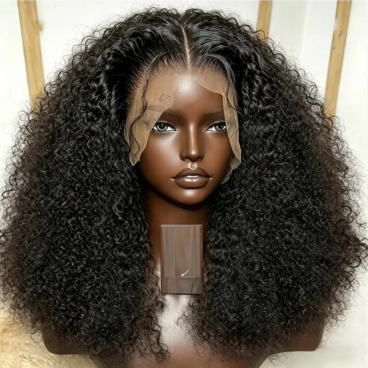 Glueless Natural Black Preplucked Soft 180Density 26Inch Long Kinky Curly Synthetic 13x4 Lace Front Wig Baby Hair Heat Resistant
Glueless Natural Black Preplucked Soft 180Density 26Inch Long Kinky Curly Synthetic 13x4 Lace Front Wig Baby Hair Heat Resistant