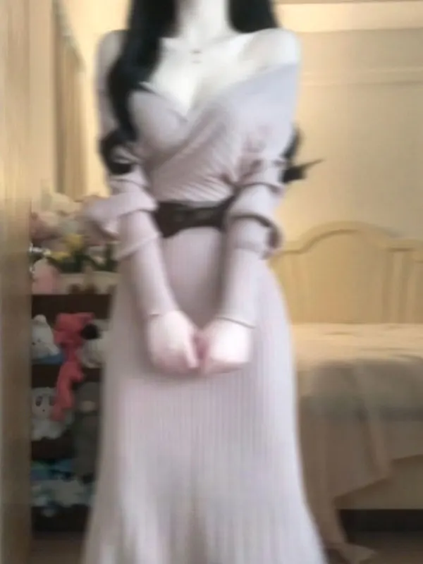 Sexy One-oulder Slim Fit Long Dr Pure Desire Sle Waist-Cinching Bodycon Gown Mid-Length Cotton Blend Autumn Dr
Sexy One-oulder Slim Fit Long Dr Pure Desire Sle Waist-Cinching Bodycon Gown Mid-Length Cotton Blend Autumn Dr