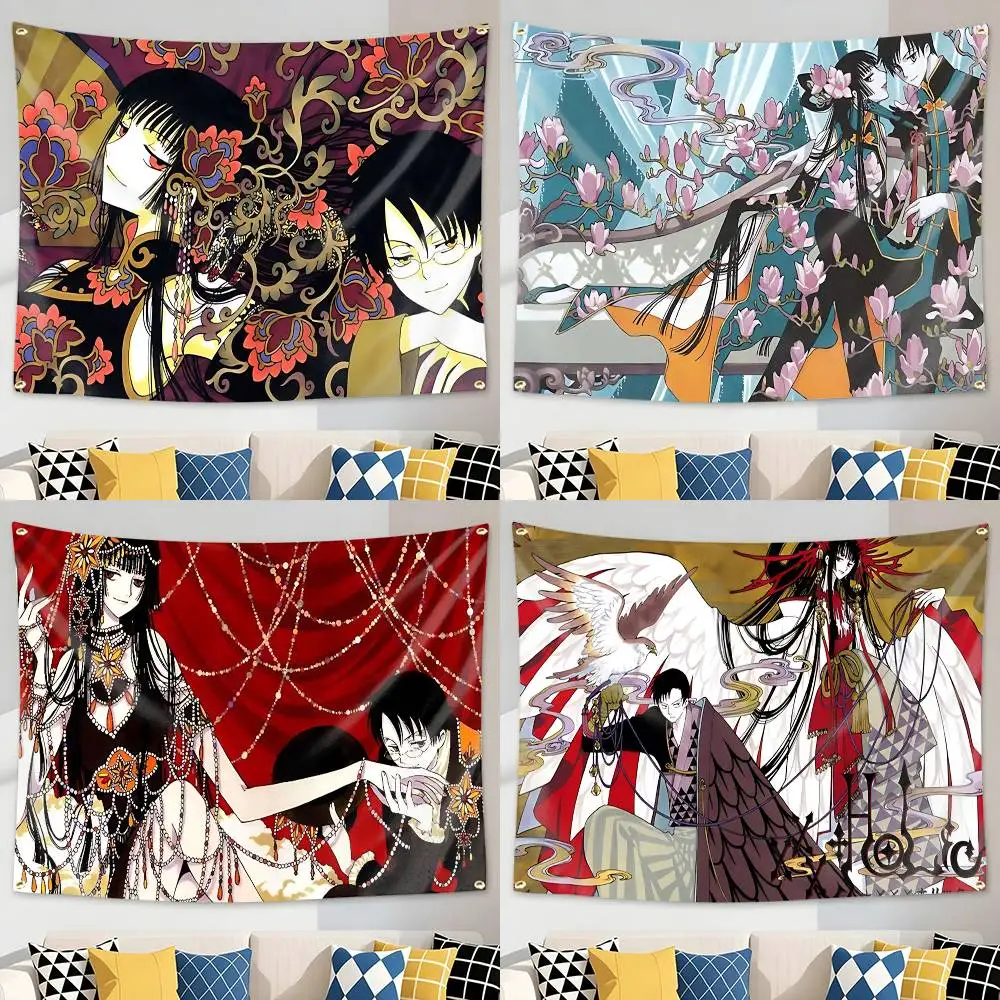 Japanese Horror Manga xxxHOLiC Flag Tapestry Banner for Bedroom Living Room Outdoor Camping Custom Supported
Japanese Horror Manga xxxHOLiC Flag Tapestry Banner for Bedroom Living Room Outdoor Camping Custom Supported
