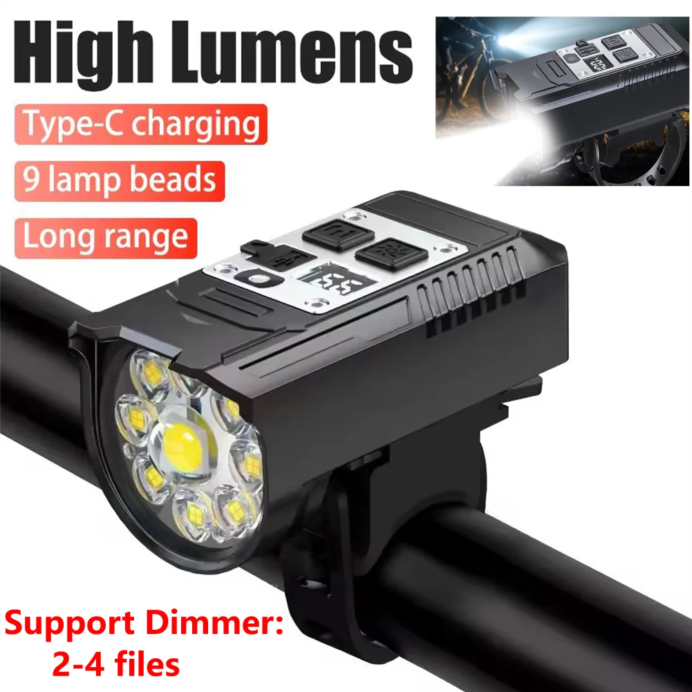 High Brightness Bike Flashlight Bicycle Headlight Intelligent Sensor LED Bicycle Front Light Dual Light Source for Night Riding
High Brightness Bike Flashlight Bicycle Headlight Intelligent Sensor LED Bicycle Front Light Dual Light Source for Night Riding