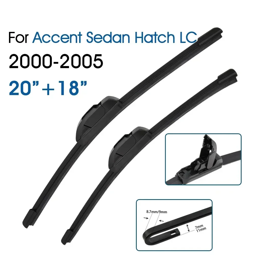 Car Wiper Front Window Windscreen Windshield Wiper Blades 20"+18" For Hyundai Accent Sedan Hatch LC 2000-2005 Auto Accessories
Car Wiper Front Window Windscreen Windshield Wiper Blades 20"+18" For Hyundai Accent Sedan Hatch LC 2000-2005 Auto Accessories
