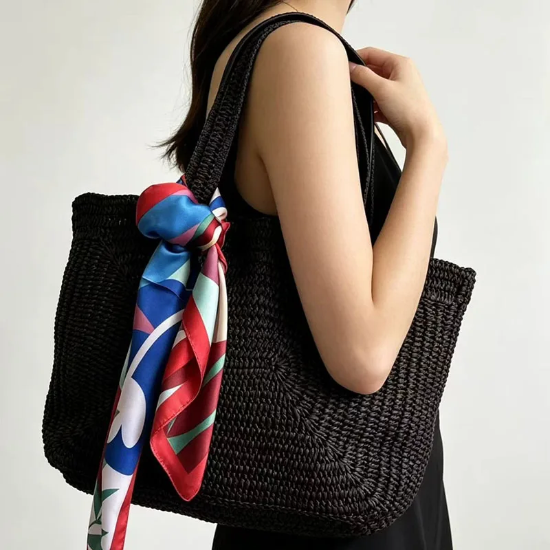 Bohemian Woven Tote Beach Bag Large Capacity Paper Rope Shoulder Bag Summer Straw Bags for Women Handbags Shopper Tote Purses
Bohemian Woven Tote Beach Bag Large Capacity Paper Rope Shoulder Bag Summer Straw Bags for Women Handbags Shopper Tote Purses