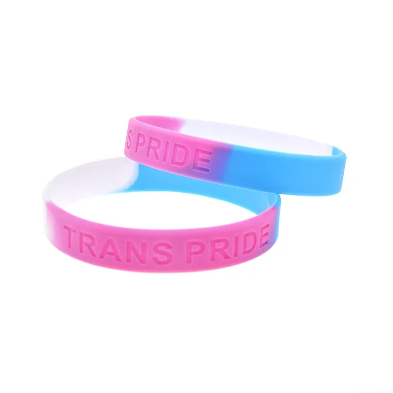 50 Pcs Segmented Color White Blue and Pink Debosse Pride Silicone Bracelet Fashion Bangle
50 Pcs Segmented Color White Blue and Pink Debosse Pride Silicone Bracelet Fashion Bangle