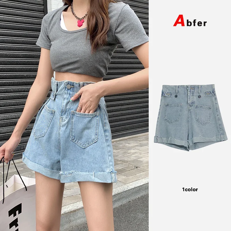 Abfer Summer Plus Size 5xl Women Korean Fashion Button Adjust Denim Shorts High Waist Harajuku Bermuda Cuffs Wide Legs Pants Y2K
Abfer Summer Plus Size 5xl Women Korean Fashion Button Adjust Denim Shorts High Waist Harajuku Bermuda Cuffs Wide Legs Pants Y2K