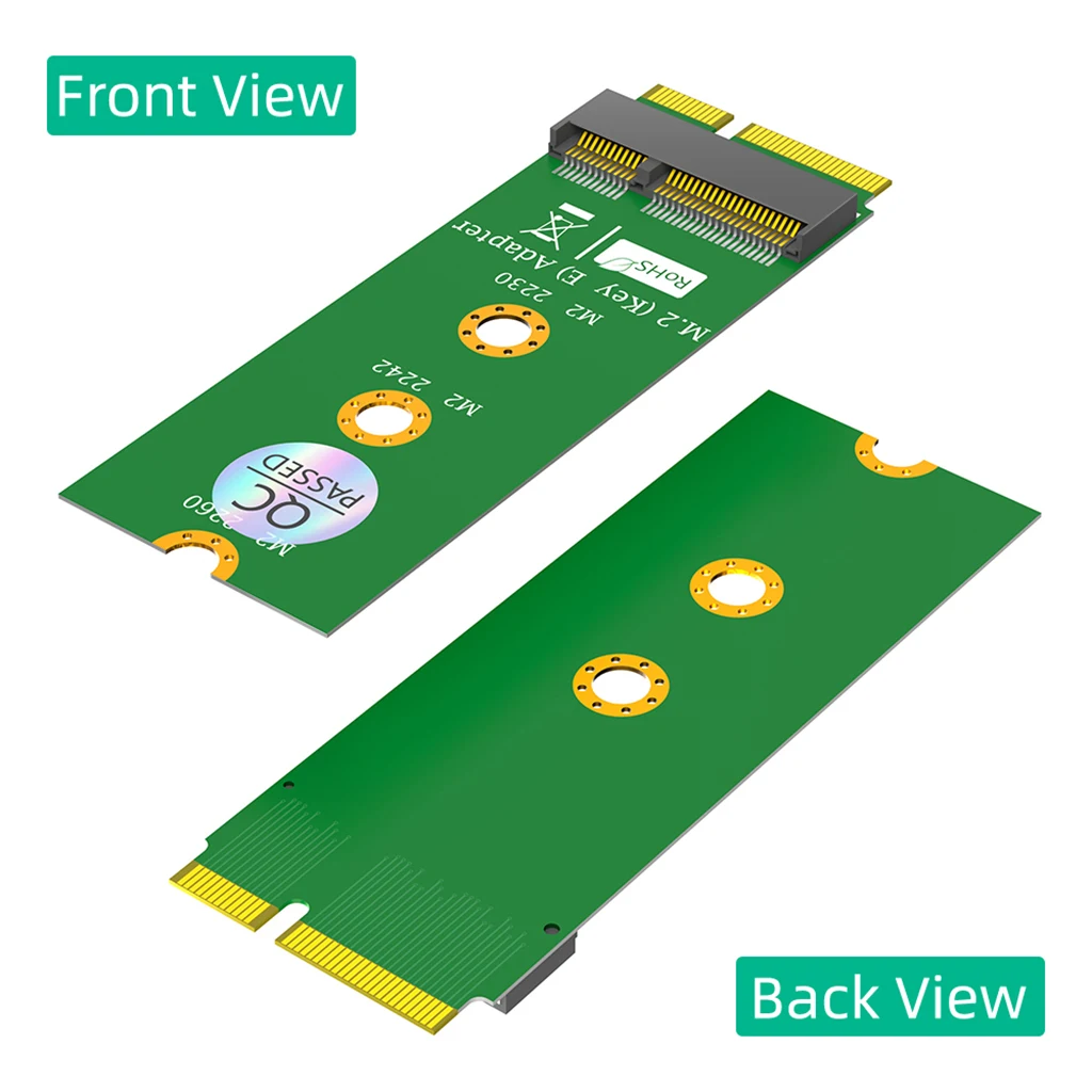 Adapter Card For M.2 NGFF Key E Female To Male Adapter Card for M2 2230 2242 2262 For WiFi Module AX200/201
Adapter Card For M.2 NGFF Key E Female To Male Adapter Card for M2 2230 2242 2262 For WiFi Module AX200/201