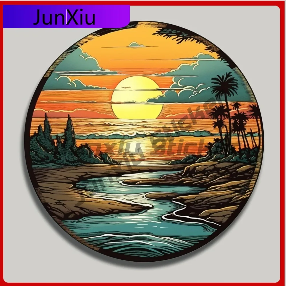 Ocean Sunset Sticker Nature Decal for Truck Palm Tree Cute Waterproof Vinyl Acces Car Laptop Window Bumpe
Ocean Sunset Sticker Nature Decal for Truck Palm Tree Cute Waterproof Vinyl Acces Car Laptop Window Bumpe