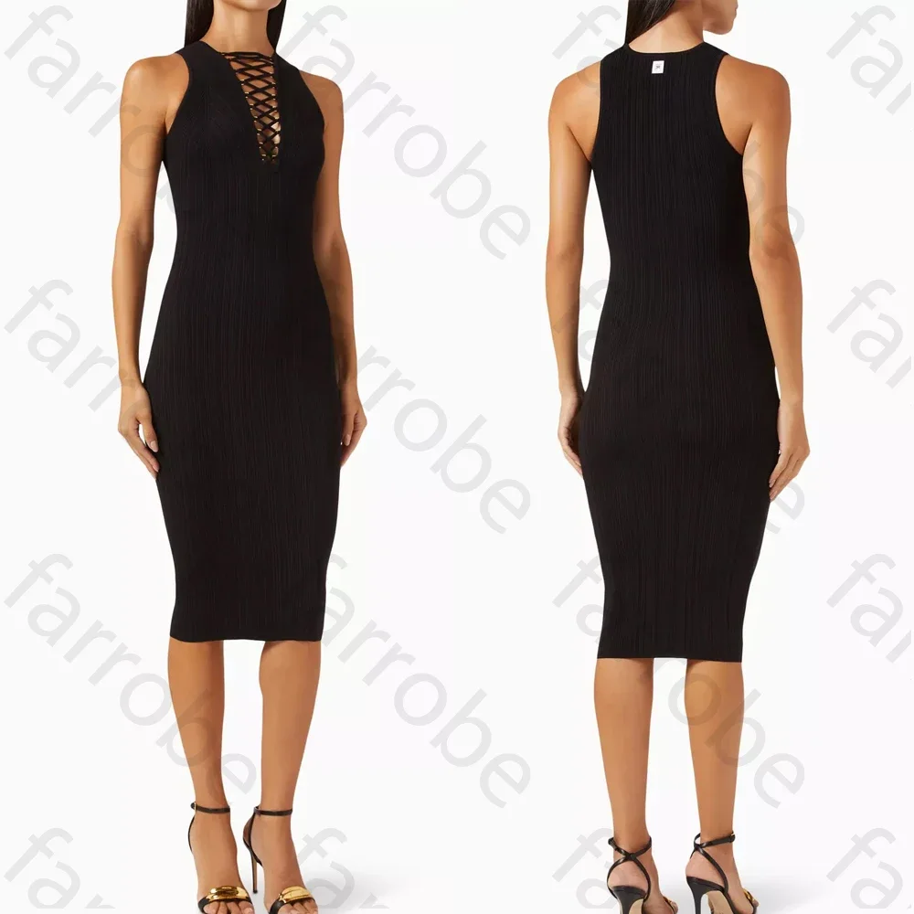 Customized Sexy Elegant Midi Dress in Knit A-Line Evening Dresses Formal Sleeveless Prom Gown Exquisite High Quality Party Gowns
Customized Sexy Elegant Midi Dress in Knit A-Line Evening Dresses Formal Sleeveless Prom Gown Exquisite High Quality Party Gowns