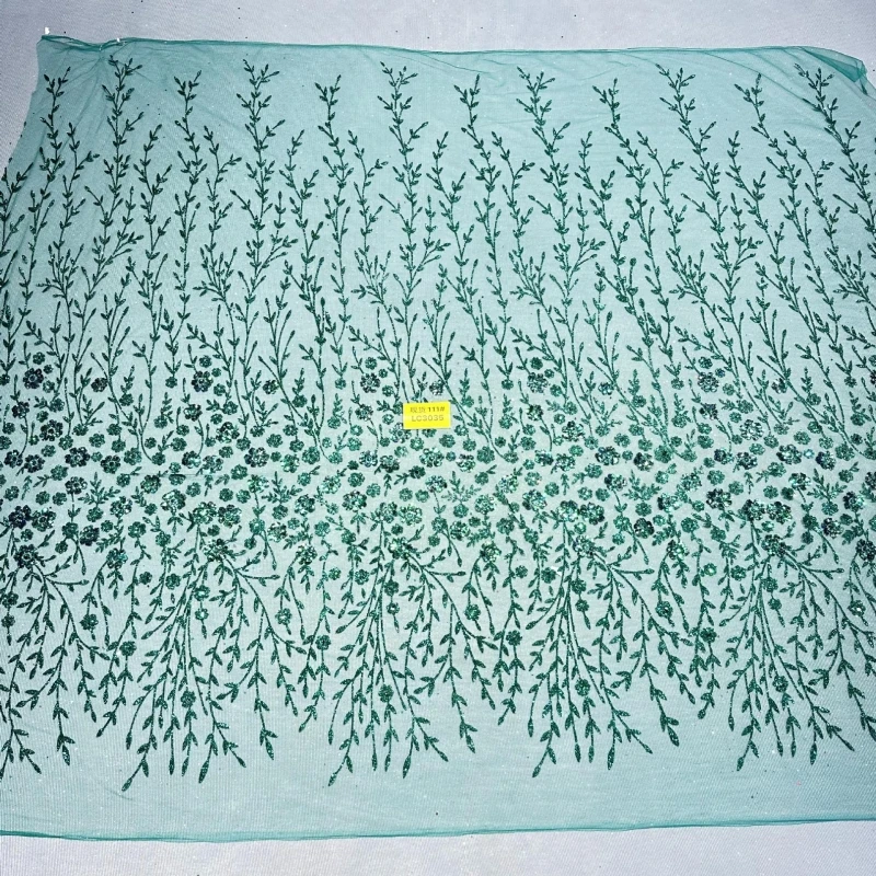 10 ярдов темно-зеленой модной африканской блестящей ткани с вышивкой, сетчатое кружево с клееными блестками, пайетками, золотым напылением, тюль для свадебных и праздничных нарядов
10 ярдов темно-зеленой модной африканской блестящей ткани с вышивкой, сетчатое кружево с клееными блестками, пайетками, золотым напылением, тюль для свадебных и праздничных нарядов