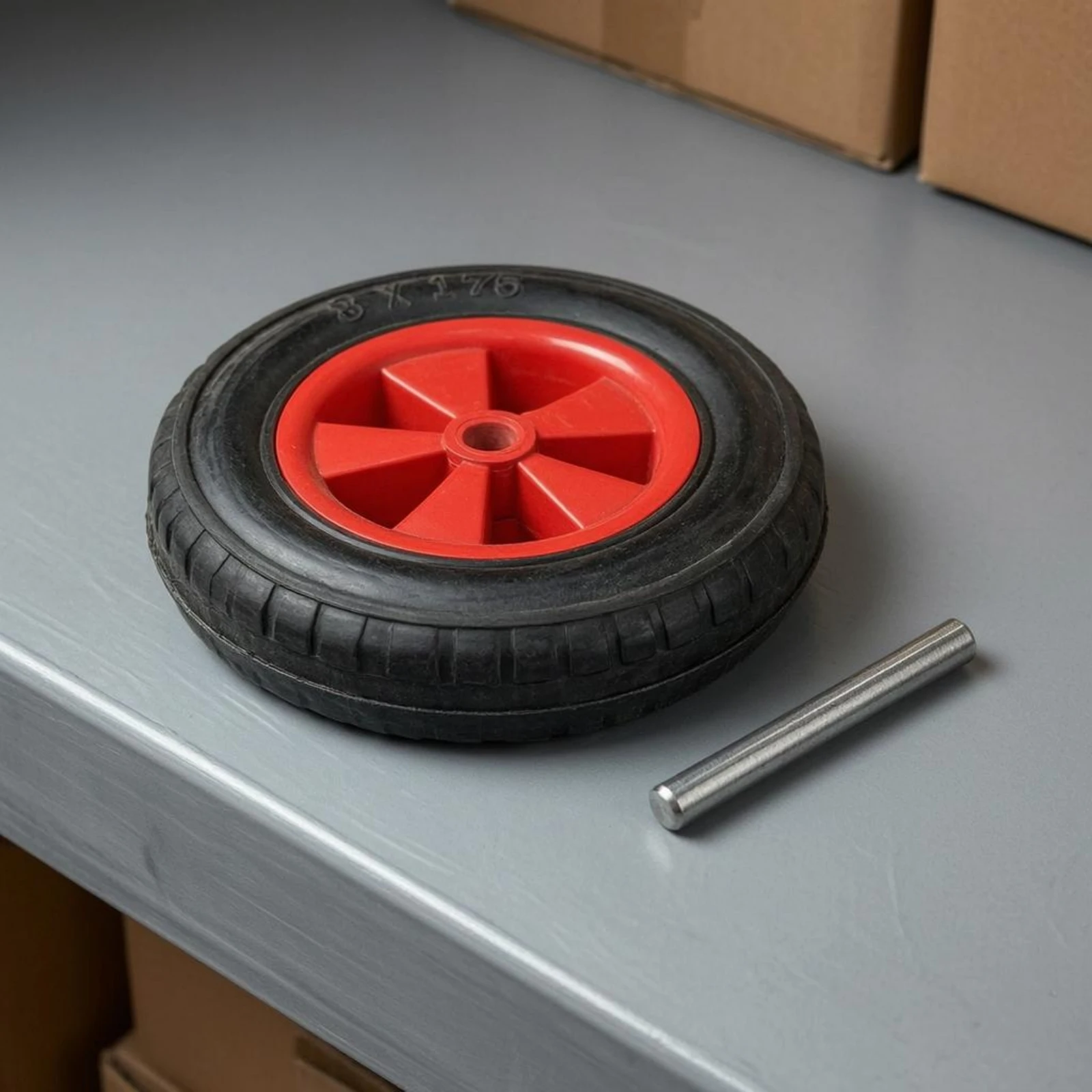 Treaded Wheel Spoke-Like Ribs 20 Cm Wheel
Treaded Wheel Spoke-Like Ribs 20 Cm Wheel