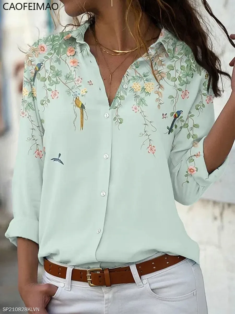 Caofeimao Fashion Spring and Autumn Women Shirt Loose Long-sleeved Shirt Women Casual Shirts New Long Sleeve Women Shirt Fashion
Caofeimao Fashion Spring and Autumn Women Shirt Loose Long-sleeved Shirt Women Casual Shirts New Long Sleeve Women Shirt Fashion