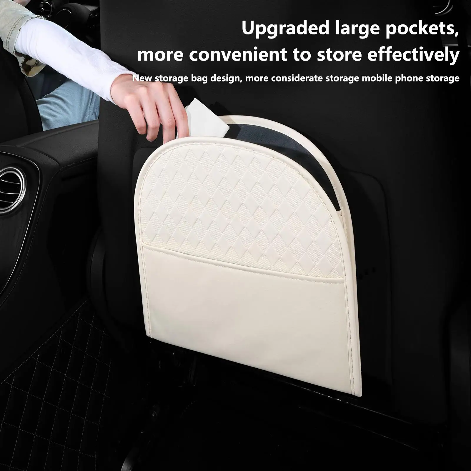 Garbage Bag for Car Multipurpose Storage Bag Seat Hanging Trash Can Leather Storage Pocket Leak-proof Car interior accessories
Garbage Bag for Car Multipurpose Storage Bag Seat Hanging Trash Can Leather Storage Pocket Leak-proof Car interior accessories