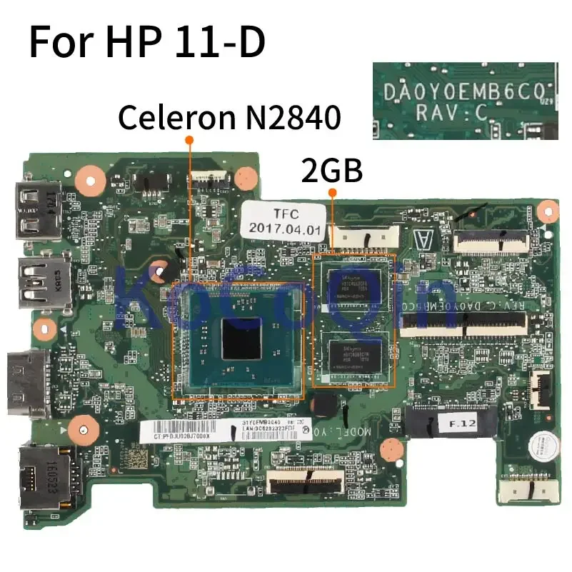 Для HP 11-D 11-F Celeron N2840 2 Гб, может использоваться как ноутбук материнская плата DA0Y0EMB6C0 SR1YJ с 2 Гб материнская плата для ноутбука
Для HP 11-D 11-F Celeron N2840 2 Гб, может использоваться как ноутбук материнская плата DA0Y0EMB6C0 SR1YJ с 2 Гб материнская плата для ноутбука
