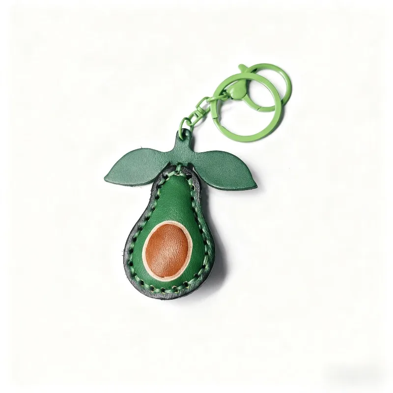 Men Women Genuine Leather Fruit Keychain Top Layer Cowhide Avocado Car Keychain Exquisite HighendHandmade Bag Pendant
Men Women Genuine Leather Fruit Keychain Top Layer Cowhide Avocado Car Keychain Exquisite HighendHandmade Bag Pendant