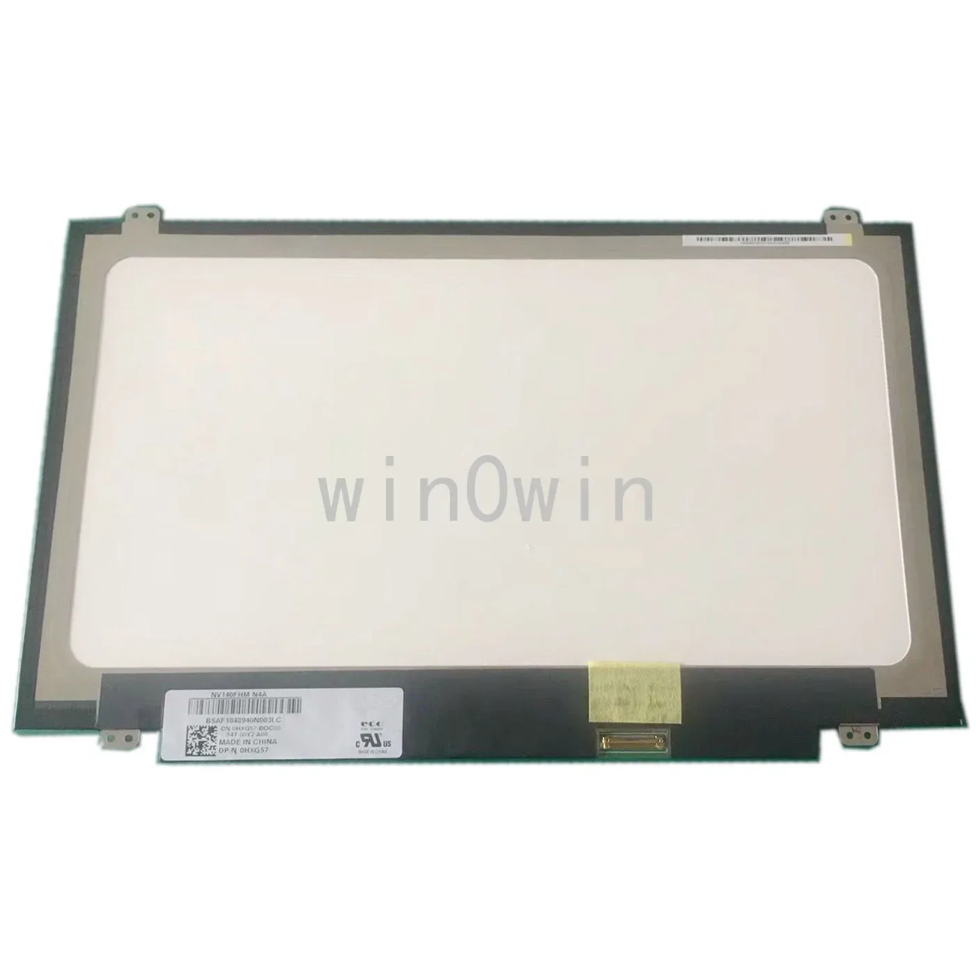 NV140FHM-N4A 14,0-дюймовый ЖК-экран для ноутбука FHD IPS без сенсорного экрана, номер по каталогу 0HXG57 EDP, 30 контактов
NV140FHM-N4A 14,0-дюймовый ЖК-экран для ноутбука FHD IPS без сенсорного экрана, номер по каталогу 0HXG57 EDP, 30 контактов