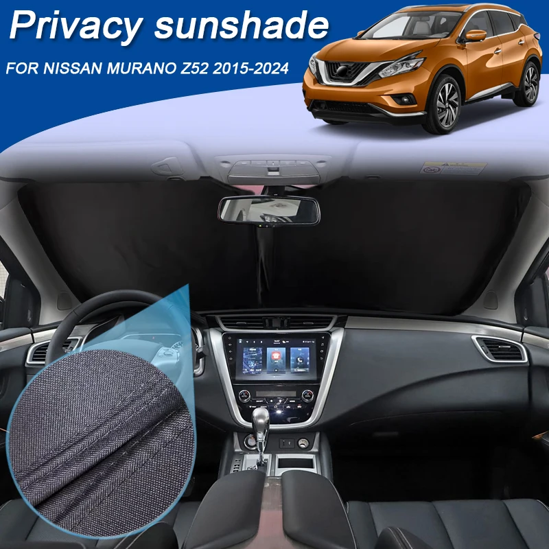 Car Black Window Privacy Sunshade For NISSAN MURANO Z52 2015-2024 Anti-UV Heat Insulation Protect Cover Interior Accessory
Car Black Window Privacy Sunshade For NISSAN MURANO Z52 2015-2024 Anti-UV Heat Insulation Protect Cover Interior Accessory