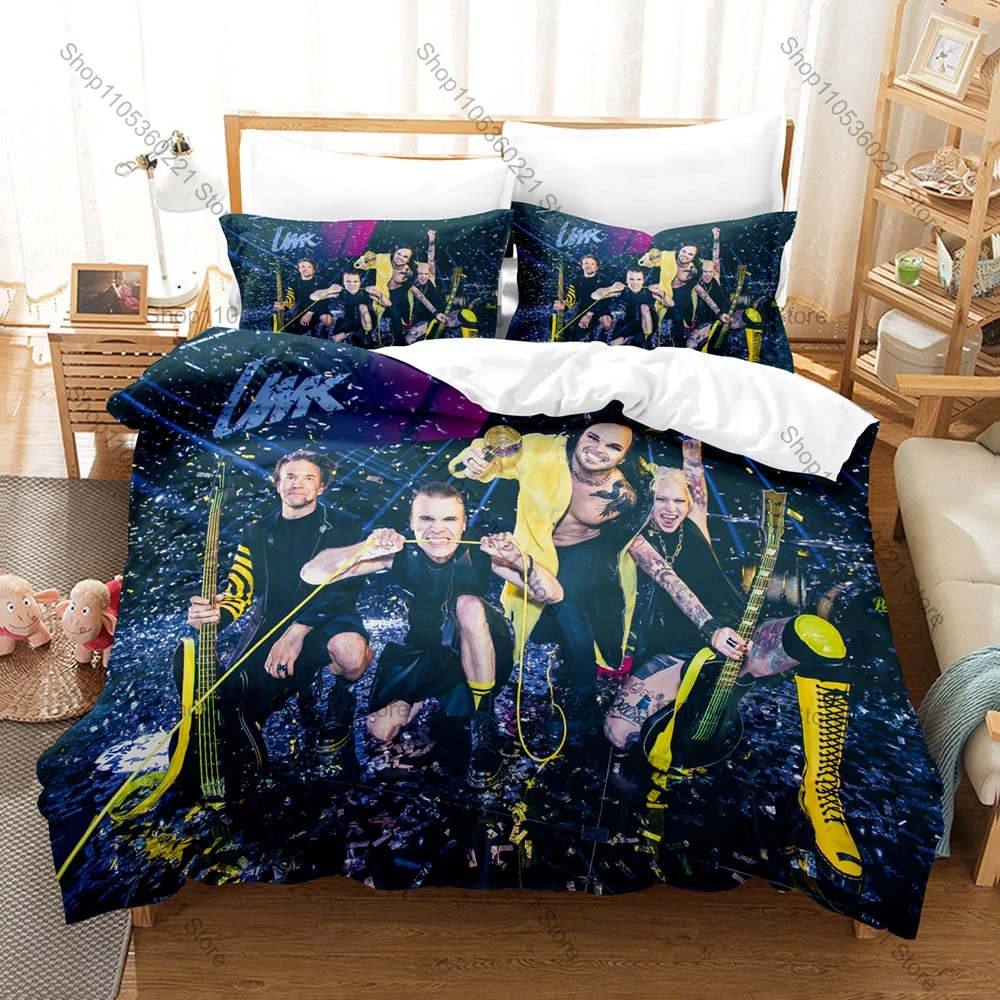 Lauri Ylönen Band Art Printed Bedding Kit 3PCS Duvet Cover & 2 Pillow Covers Breathable Fabric Rock Lover Bedroom Ornament
Lauri Ylönen Band Art Printed Bedding Kit 3PCS Duvet Cover & 2 Pillow Covers Breathable Fabric Rock Lover Bedroom Ornament
