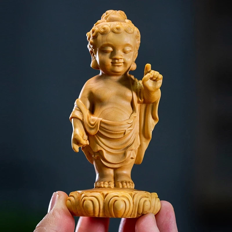 Boxwood 10cm Sakyamuni Sculpture Wood Little Buddha Statue Monk Home Decor
Boxwood 10cm Sakyamuni Sculpture Wood Little Buddha Statue Monk Home Decor