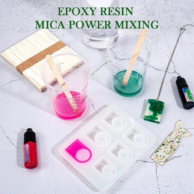 Multipurpose Disposable Plastic Measuring Cups with Wooden Sticks for Epoxy Resin Liquid Measuring Paint Mixing Cooking&Baking
Multipurpose Disposable Plastic Measuring Cups with Wooden Sticks for Epoxy Resin Liquid Measuring Paint Mixing Cooking&Baking