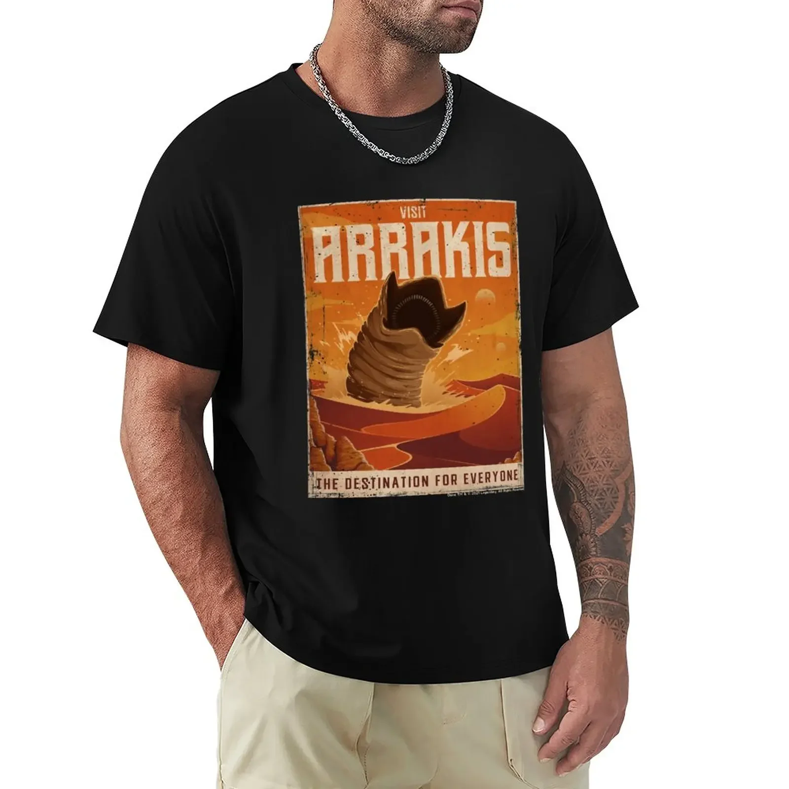 Arrakis Retro Vintage Tourism Decal T-Shirt korean fashion quick-drying men workout shirt
Arrakis Retro Vintage Tourism Decal T-Shirt korean fashion quick-drying men workout shirt