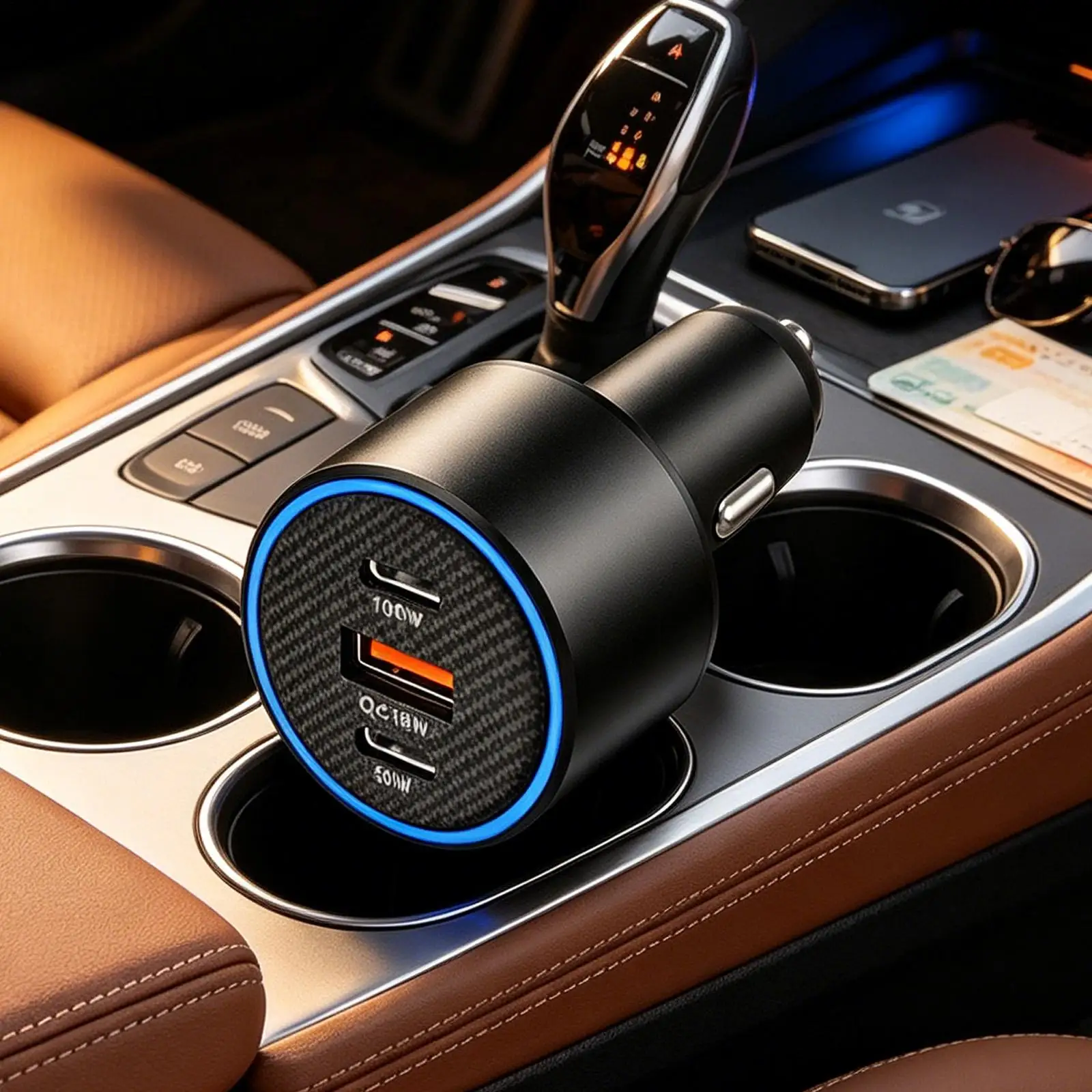 Cell Phone Car Charger 130W Automotive Charging Accessory Fast Charging Car Charger For Smartphones Tablets Laptops Vehicles
Cell Phone Car Charger 130W Automotive Charging Accessory Fast Charging Car Charger For Smartphones Tablets Laptops Vehicles
