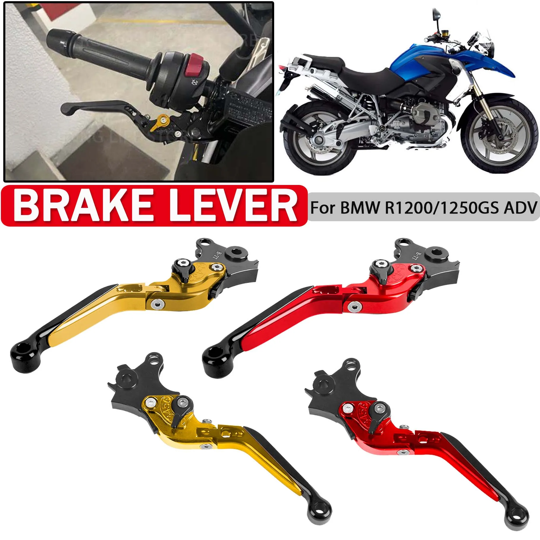 Motorcycle Handlebar Foldable Clutch Brake Control Lever For BMW R1200GS R1250GS ADV Adventure R1200 R1250 GSA R 1200GS 1250GS
Motorcycle Handlebar Foldable Clutch Brake Control Lever For BMW R1200GS R1250GS ADV Adventure R1200 R1250 GSA R 1200GS 1250GS
